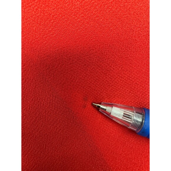 Avenue Studio Women's Plus Size 30/32 Blouse With Flowy Layers Deep Coral - Picture 9 of 9